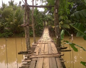 Sawarna Tour - Jembatan Gantung Sawarna