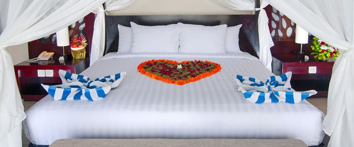 Bali Santi Mandala Villa Honeymoon Package - Honeymoon Bedroom
