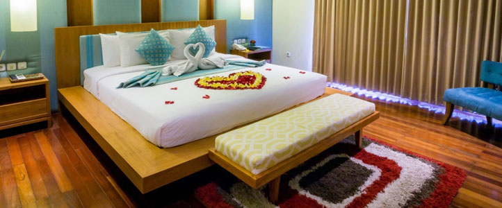 Bali Maca Umalas Honeymoon Villa - Romantic Bedroom